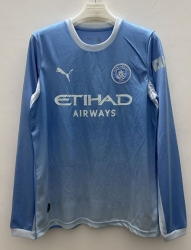 2627 Ma city Home long sleeve Soccer Jersey